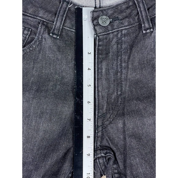 Sullen Art Collective Mens 32x33 Jeans Straight Leg Slim Fit Gray Low‎ Rise - Picture 7 of 15